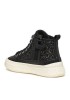 GEOX LAQUINNY ΠΑΙΔΙΚΑ SNEAKERS HIGH ΑΝΑΤΟΜΙΚΑ ΜΑΥΡΑ  J56M3G0EWBCC9999 